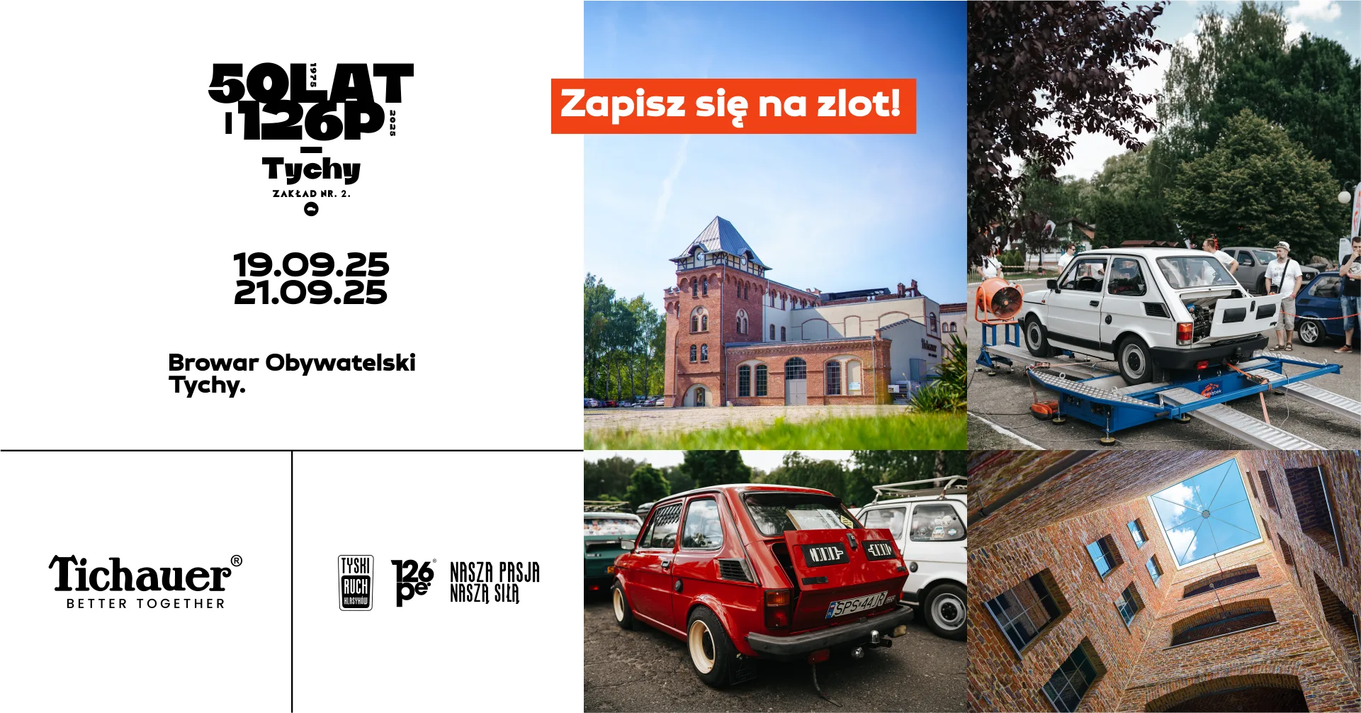 50. urodziny Fiata 126p w Tychach